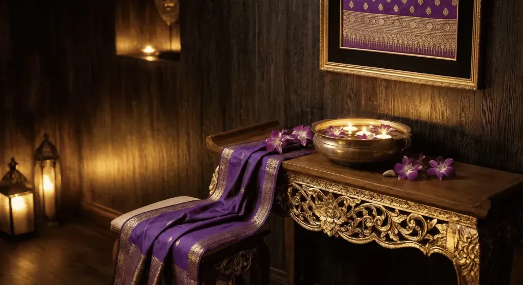 Thai spa decorative corner